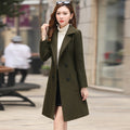 Women's Knee-Length Tweed Coat | Abrigo Largo de Tweed para Mujer