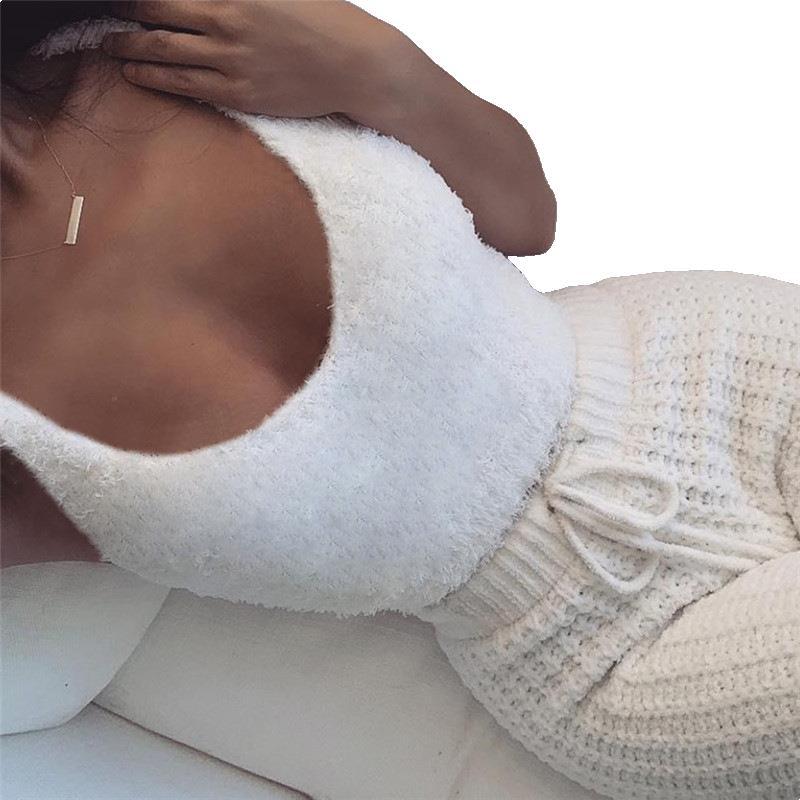 Women's 3-Piece Velvet Pajama Set | Pijama Mujer 3 Piezas | Crop Top + Tank + Shorts | S-3XL